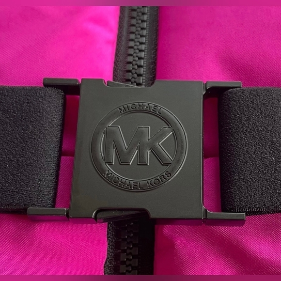 Michael Kors 💅 Azalea Pink Winter Fur Coat MK Designer Jacket ( NWT ) - Picture 2 of 15